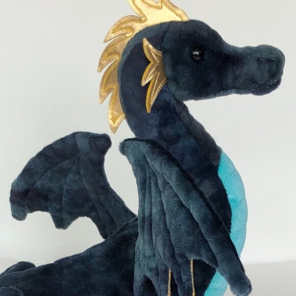 New w/ Tag Douglas Plush Aragon Navy  Dragon 16" - Picture 13 of 16